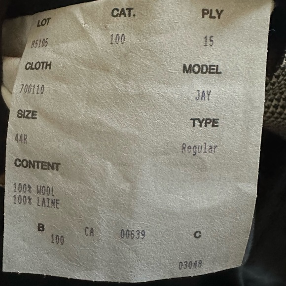 Grey, black and white blazer with buttons and shoulder pads ponti - Picture 5 of 5